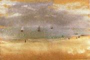 Edgar Degas Beach Landscape_2 France oil painting reproduction